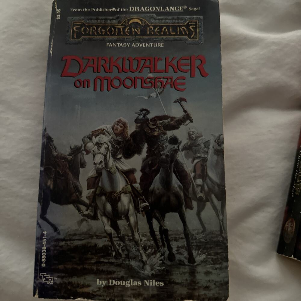 1987 Darkwalker‎ on Moonshae Forgotten Realms by Douglas Niles Paperback